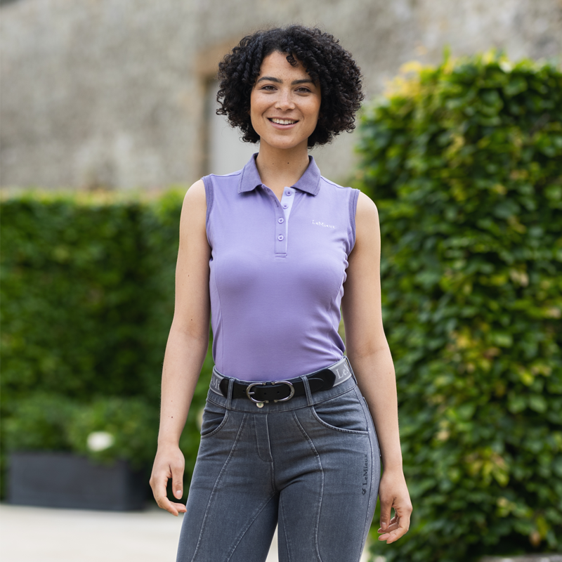 LeMieux Elasticated Belt - Dark Grey-2